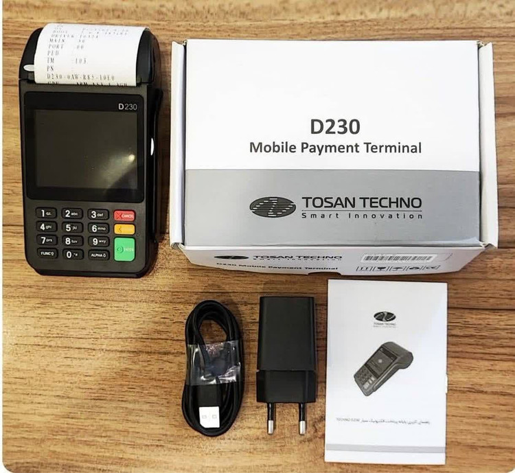 کارتخوان بیسیم استوک PAX-D230+فعالسازی رایگان و گارانتی